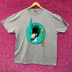 My Hero Academia Deku Izuku Midoriya Anime T-shirt Size 2XL